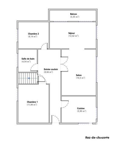 Maison traditionnelle 6 pièces de 94 m² à Crosne (91560)