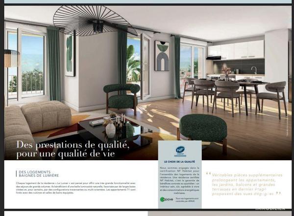Appartement à vendre 2 pièces 42 m² Aubervilliers
