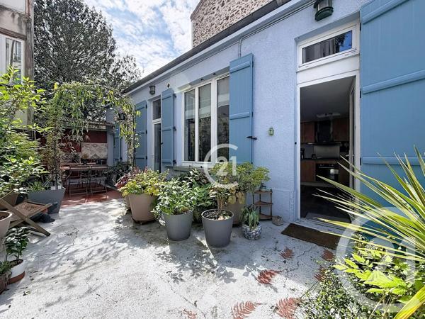 Maison à vendre  3 pièces - 55 m 2   MONTREUIL  - 93