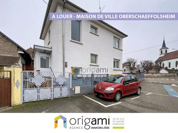 Maison de ville à louer - Oberschaeffolsheim centre