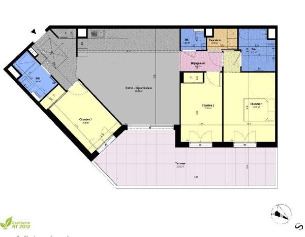 Appartement à vendre 4 pièces 89 m² Châteauneuf-Grasse