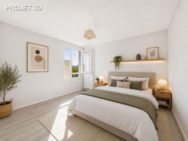 Appartement rénové Valence T3 de 57 m2 avec balcon et cave