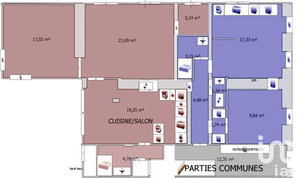 Immeuble à vendre 347 m² Étampes