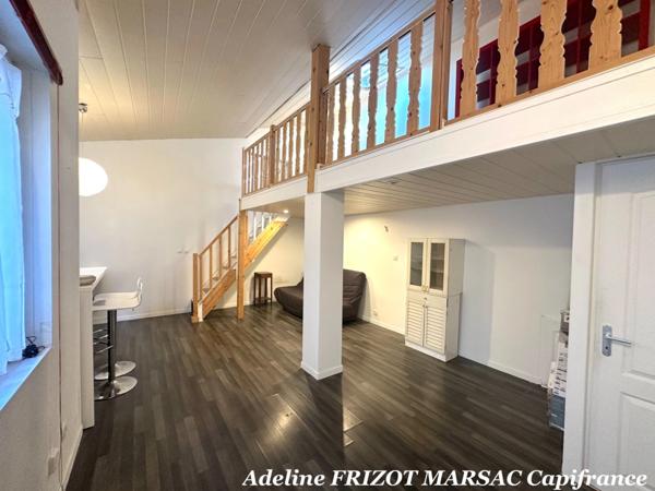 APPARTEMENT TYPE MAISONNETTE 54m2- TERRASSE - 1 CHAMBRE - MEZZANINE - BUANDERIE - CAVE