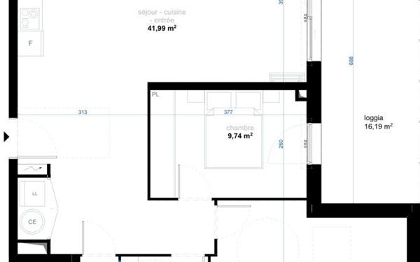 Appartement à vendre    3 pièces • 74,95 m2 Narbonne