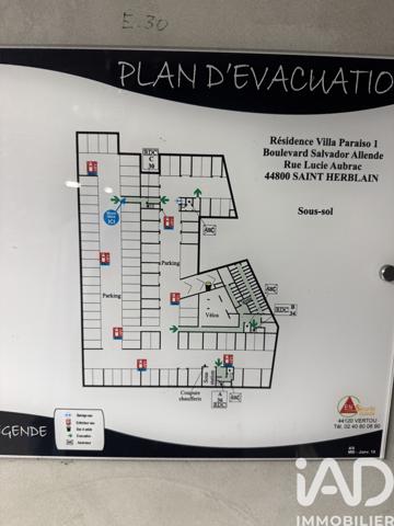 Parking à vendre 12 m² Saint-Herblain