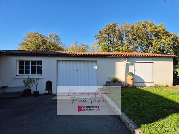 A VENDRE en Exclusivité aux Herbiers, maison de 102 m2 avec 4 chambres sur une parcelle de 1000 m2 env