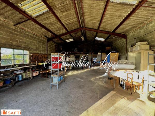 Maison avec dépendance sur terrain clos