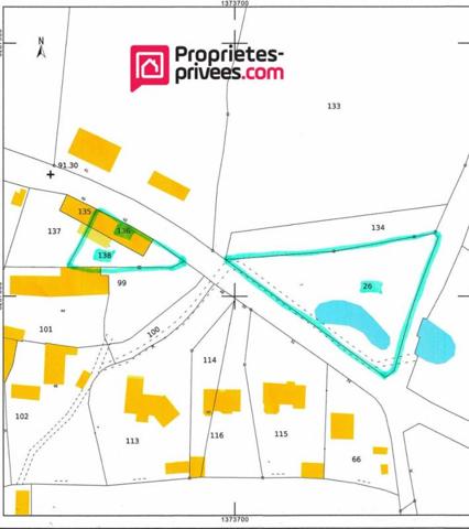 Maison Chateaubriant 6 pièce(s) 138 m2, 3 Chambres, 3809m² de terrain