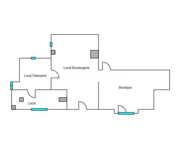 Local commercial de 103 m²