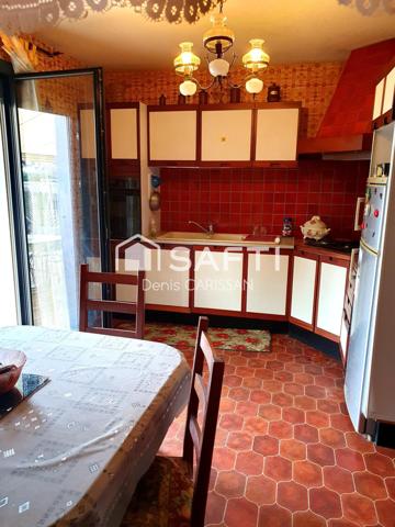 Maison 93M² 4 pièces, avec jardin et garage, proche centre ville.