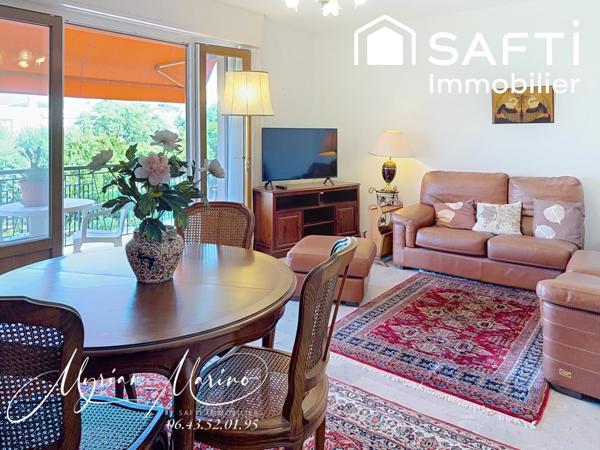 À VENDRE APPARTEMENT 3 PIÈCES  74 m²VUE MER AVEC GARAGE  35 m²  - SAINT AYGULF (83370)