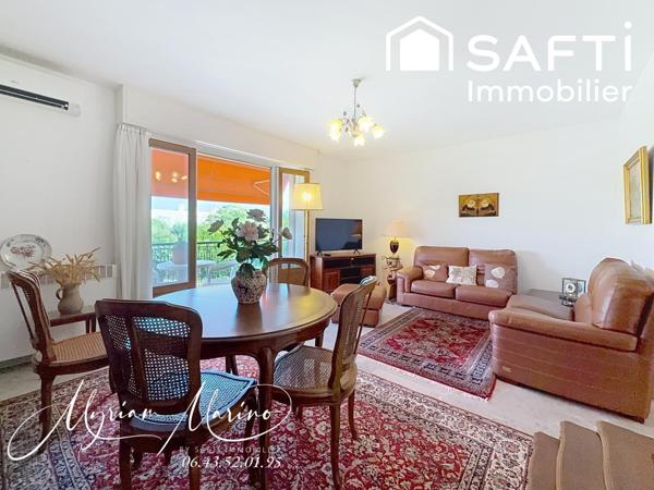 À VENDRE APPARTEMENT 3 PIÈCES  74 m²VUE MER AVEC GARAGE  35 m²  - SAINT AYGULF (83370)