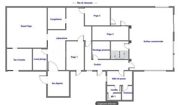 Local commercial de 272 m²