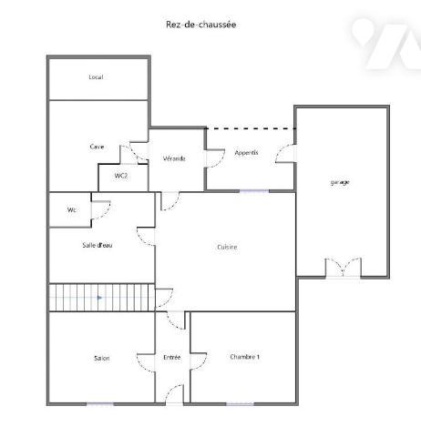 MAIson de 79m² avec garage au coeur de BEAUMONT SUR SARTHE