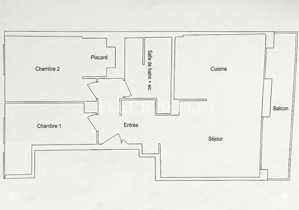 Appartement 3 pièces - 63 m² Exclusivité efficity