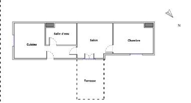 Appartement à vendre 2 pièces 24 m² Saint-Ouen-sur-Seine