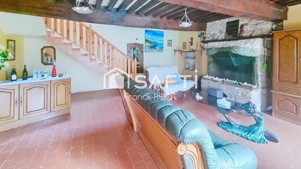 Maison, 101m2 avec 242m2 de jardin+244m2 non attenant