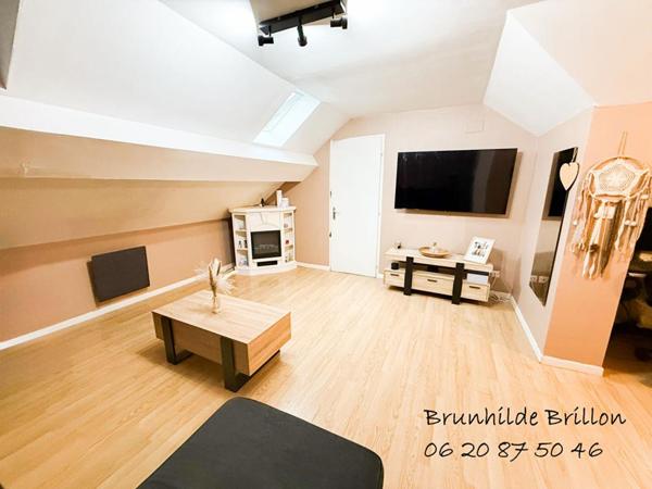 Liévin, appartement  duplex , 1 chambre, stationnement