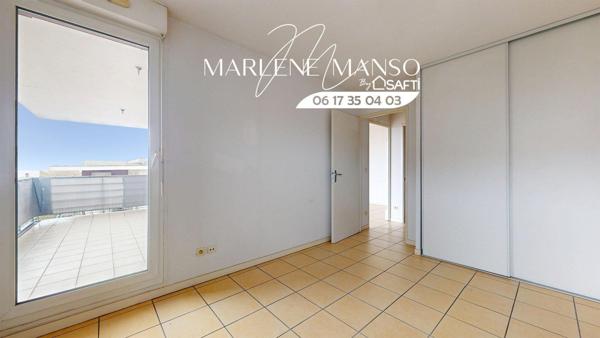 T2 avec balcon abrité au dernier étage