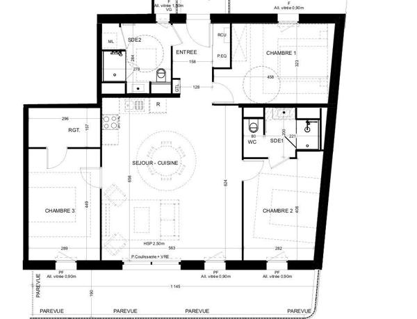 Appartement à vendre 4 pièces 99 m² La Rochelle