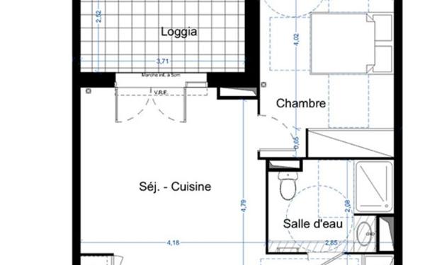 Appartement à vendre    2 pièces •  Narbonne