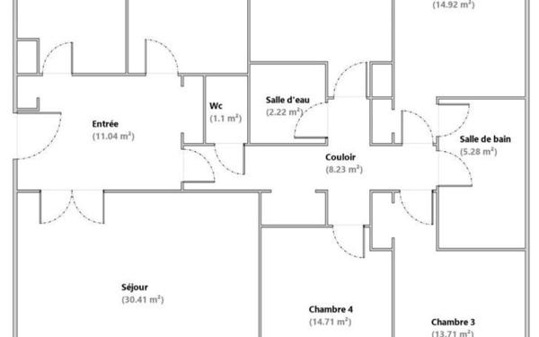 Appartement à vendre    5 pièces • 134,85 m2 Lyon 6