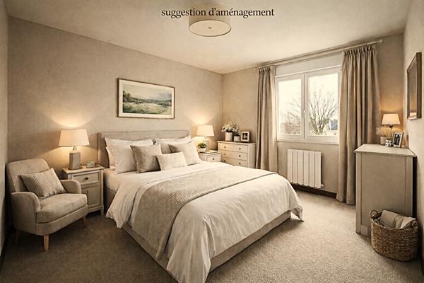 Quintin (22800) Maison individuelle 4 chambres avec vie de plain-pied, jardin clos expo Sud et sous-sol complet, proche centr