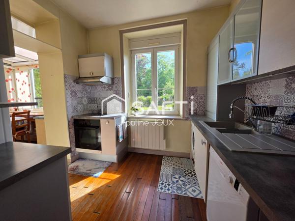 maison 6 pièces avec 2 garages et un jardin clos