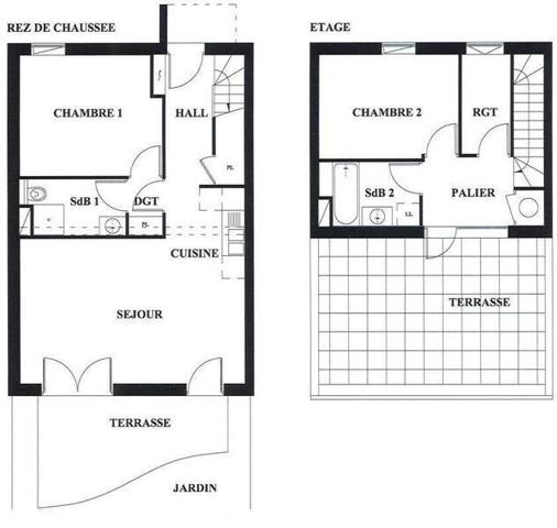 Maison 3 pièces                                        - 44470 Thouaré-sur-Loire Réf : 12122