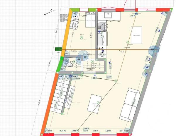 Maison à vendre  4 pièces - 120 m 2   VENDIN LE VIEIL  - 62