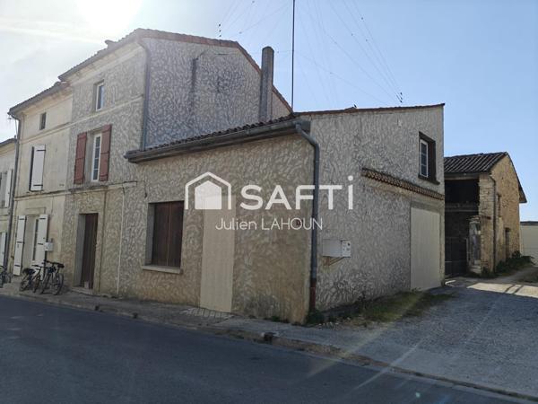 Maison rénovée, 3 chambres, cours et dépendances