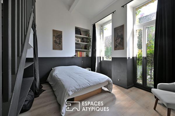 Maison de ville avec cour intérieure et piscine – quartier Révolution
