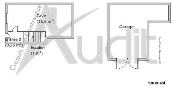 Idéal Artisan investisseur- Pas de copro- 2 apparts T3 avec vue sur cathédrale + 3 garages