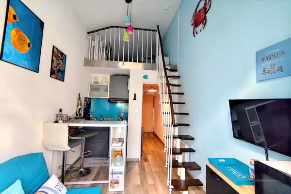 Appartement (T1 bis) Les Sables d'Olonne avec loggia (3.9 m2)