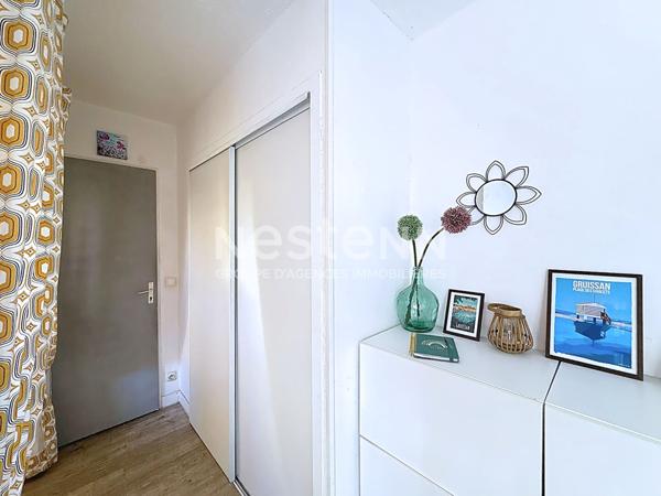 Charmant studio de 25 m² avec coin nuit séparé, piscine et parking privatif à Gruissan