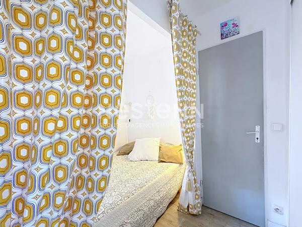 Charmant studio de 25 m² avec coin nuit séparé, piscine et parking privatif à Gruissan