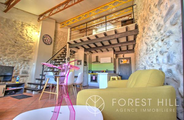 Loft de charme baigné de lumière.