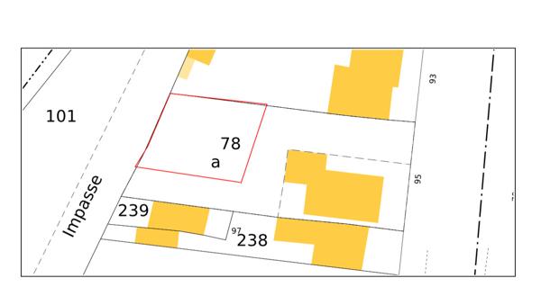 Terrain constructible 250 m² – Rochefort – Quartier résidentiel
