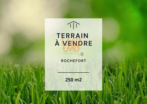 Terrain constructible 250 m² – Rochefort – Quartier résidentiel