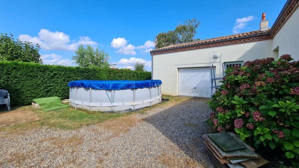 Maison ind de 106 m², 3 chambres, garage, jardin