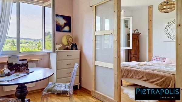 Saint Bonnte des Bruyères – 3 chambres – 90 m² – terrain 2 357 m² – sous-sol complet