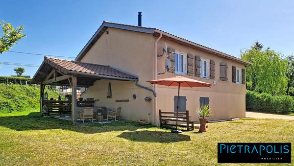 Saint Bonnte des Bruyères – 3 chambres – 90 m² – terrain 2 357 m² – sous-sol complet