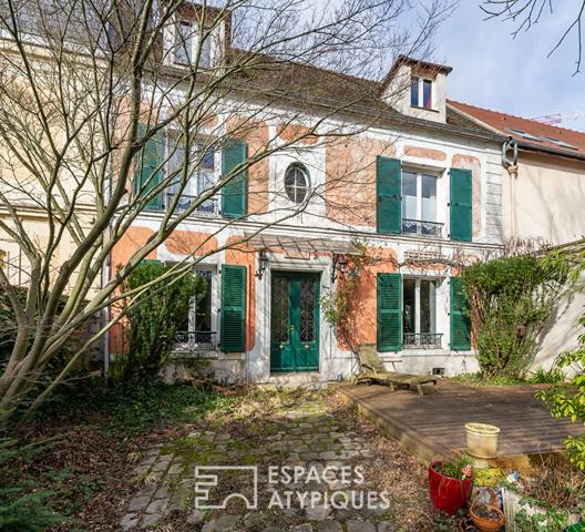La maison de maître dans le centre historique de Chilly-Mazarin