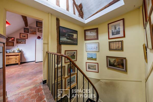 La maison de maître dans le centre historique de Chilly-Mazarin