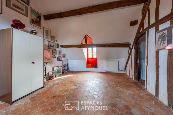 La maison de maître dans le centre historique de Chilly-Mazarin