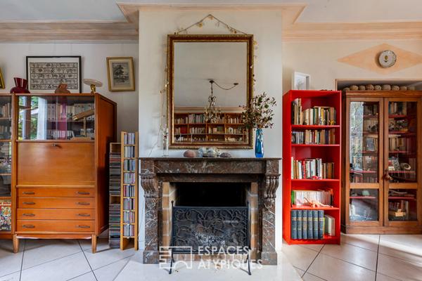 La maison de maître dans le centre historique de Chilly-Mazarin