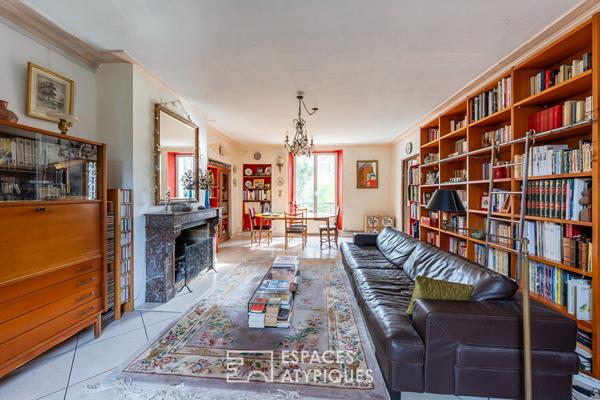 La maison de maître dans le centre historique de Chilly-Mazarin