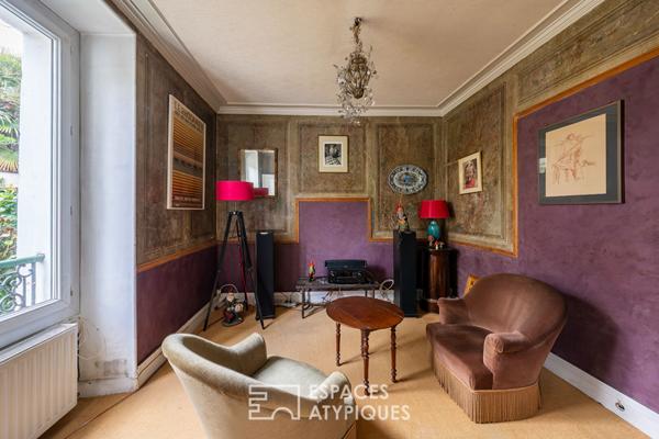 La maison de maître dans le centre historique de Chilly-Mazarin