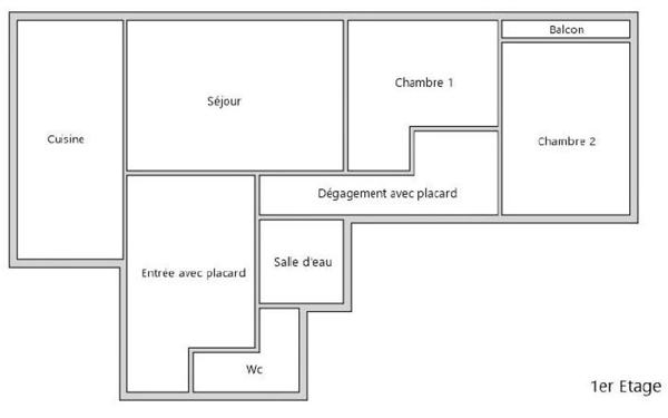 Appartement à vendre    3 pièces • 76,35 m2 Paris 11